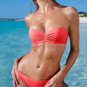 PINK bathing suit top